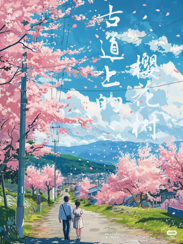 古道上的櫻花樹